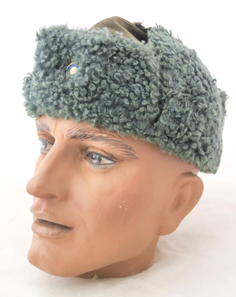 WW2 Finnish army M39 fur cap - 1944