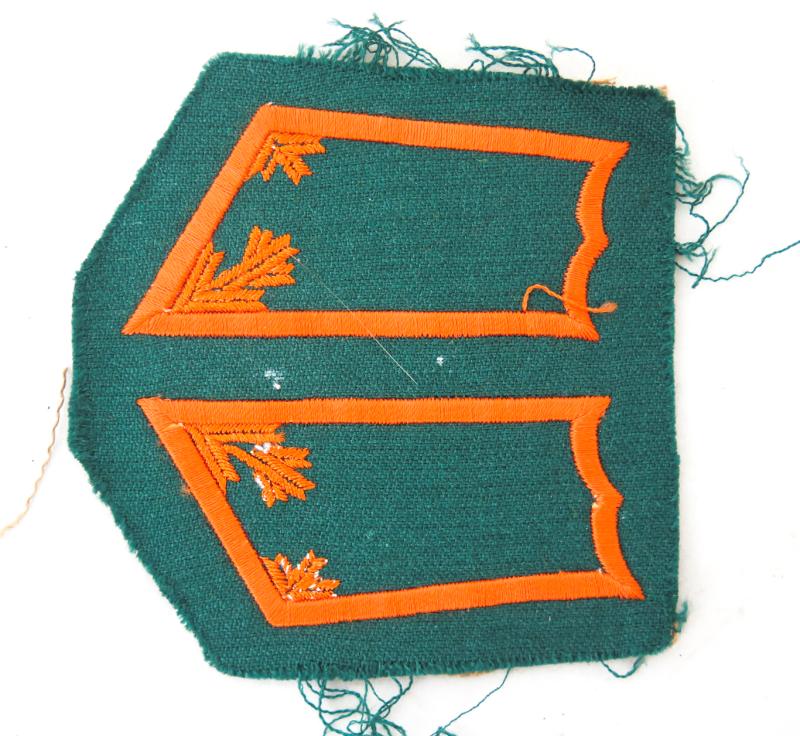 WW2 Finnish officer collar tabs - Border guards