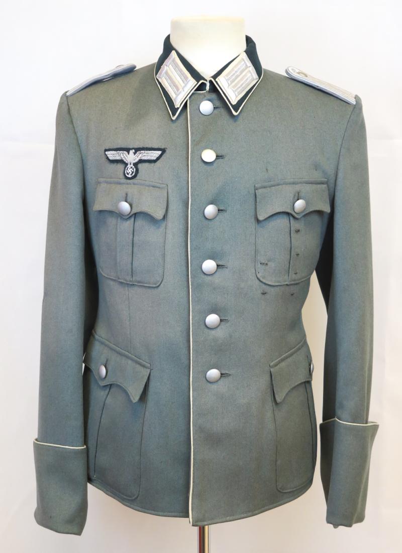 WW2 German officer piped uniform tunic - infantry