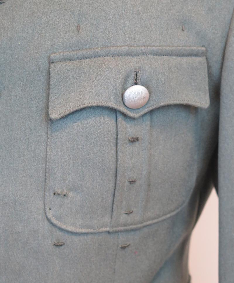 WW2 German officer piped uniform tunic - infantry