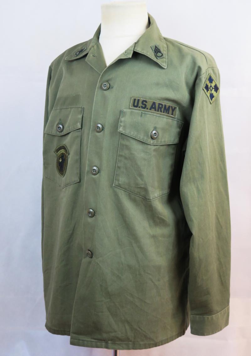 US Cold war era OG507 Fatique shirt - jungle expert