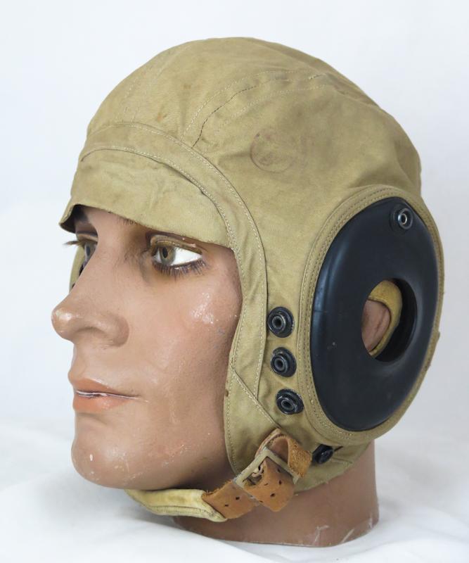 WW2 USAAF early AN-H-15 Summer Flight Helmet