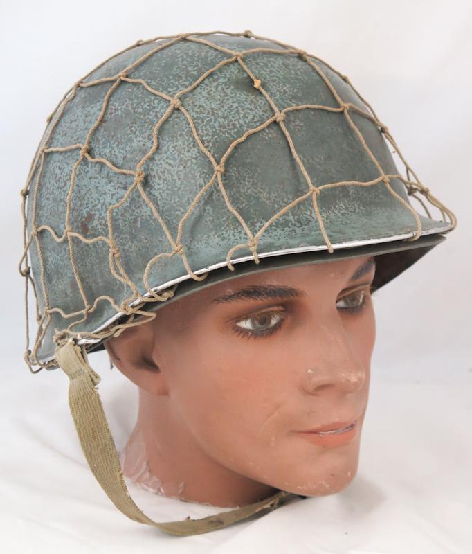 WW2 US M1 steel helmet - ex-navy