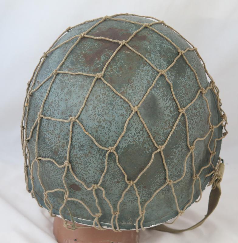 WW2 US M1 steel helmet - ex-navy