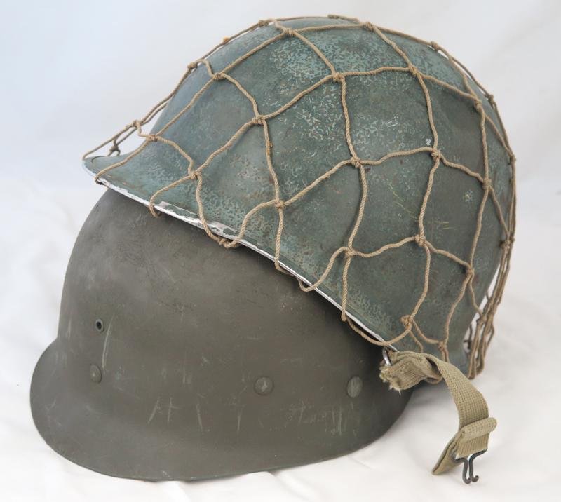 WW2 US M1 steel helmet - ex-navy