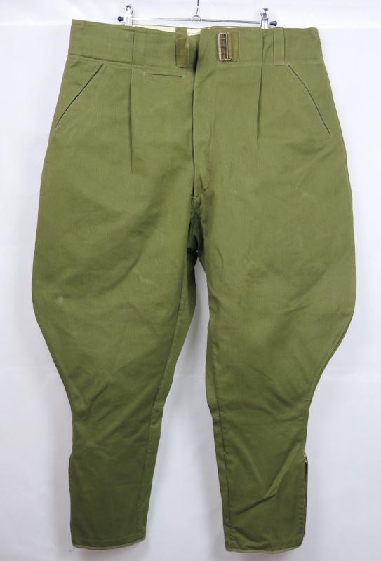 WW2 German officers tropical corduroy breeches - custom made
