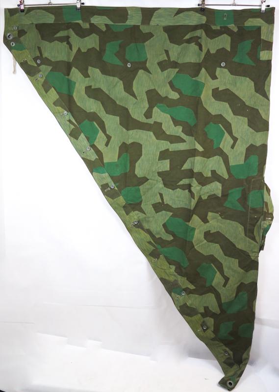 WW2 German Wehrmacht army zeltbahn camo cape - RfNr