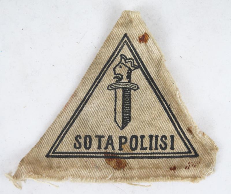 WW2 Finnish Military police armpatch.