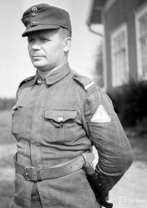 WW2 Finnish Military police armpatch.
