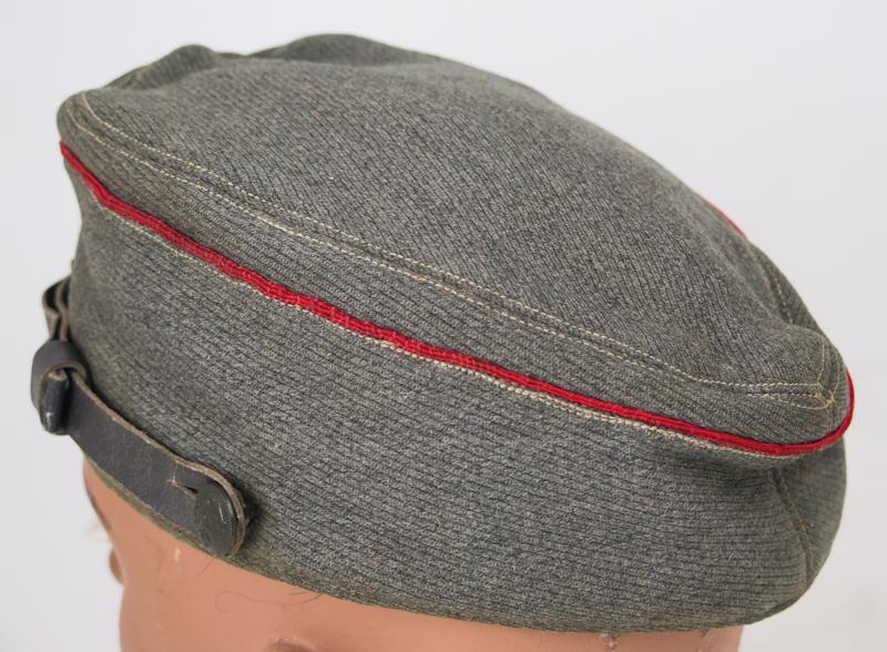 WW2 Finnish army artillery officers M39 summer cap