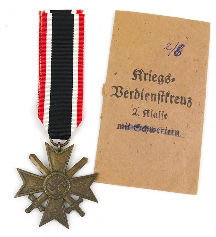 WW2 German war merit cross 2nd class with swords - Souval packet