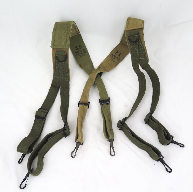 WW2 US army M1936 combat suspenders late war pattern - 1944