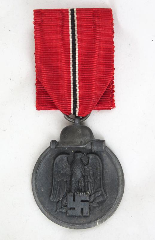 WW2 German eastern front medal Ostmedaille - maker marked  5  Hermann Wernstein
