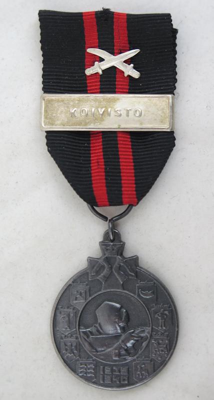 WW2 Finnish Winterwar 1939-40 campaign medal - Koivisto