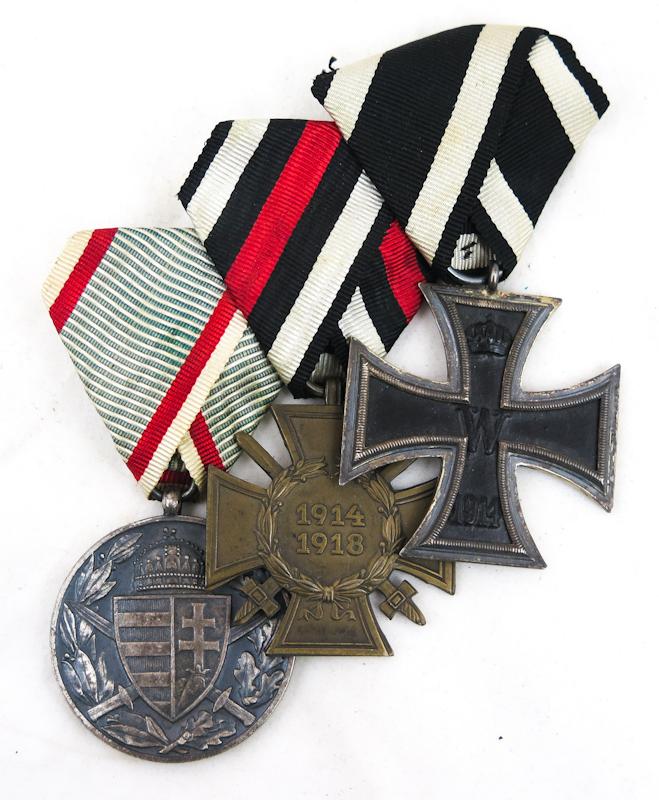 WW1 German Austrian award bar -  civilian mount