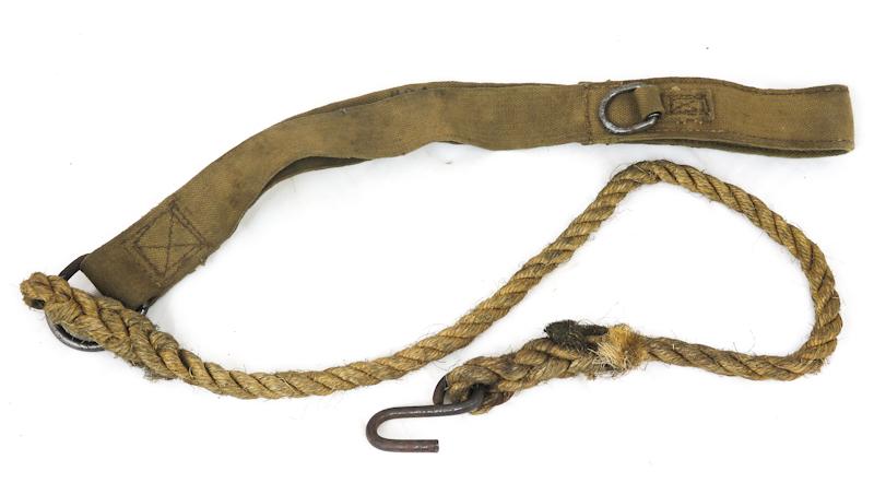 WW2 US army M1918 drag rope - british made 1943.