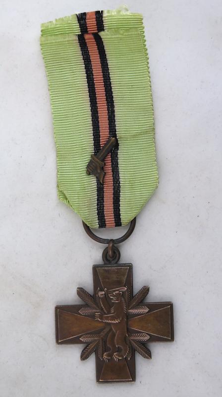 Pre-war Finnish award Wars of Kindred nations 1918-1922 campaign cross with clasp