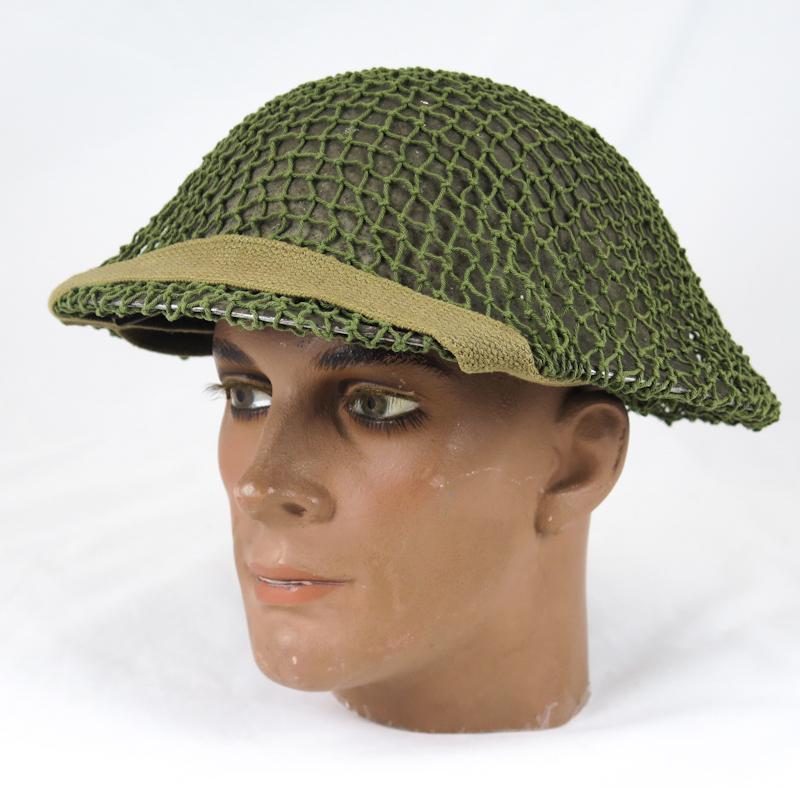 WW2 British army MK II steel helmet with net