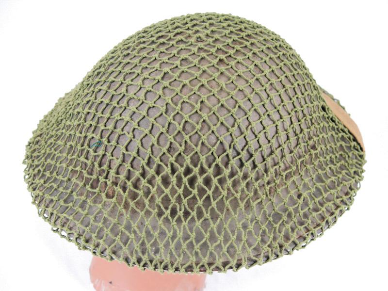 WW2 British army MK II steel helmet with net