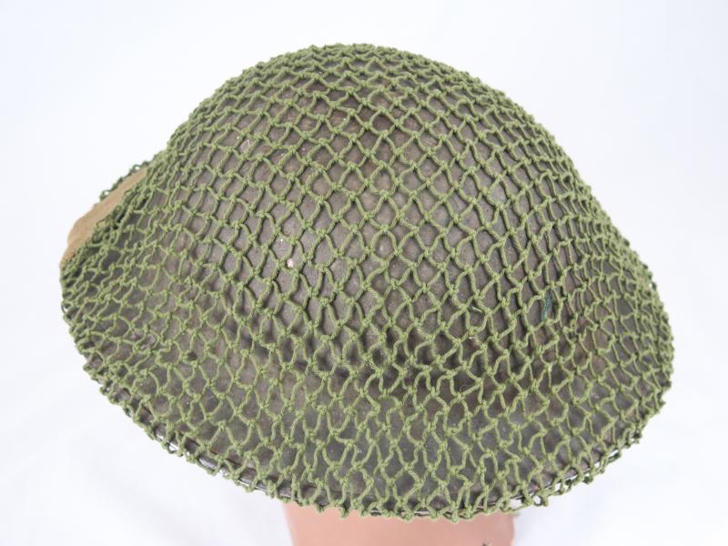 WW2 British army MK II steel helmet with net