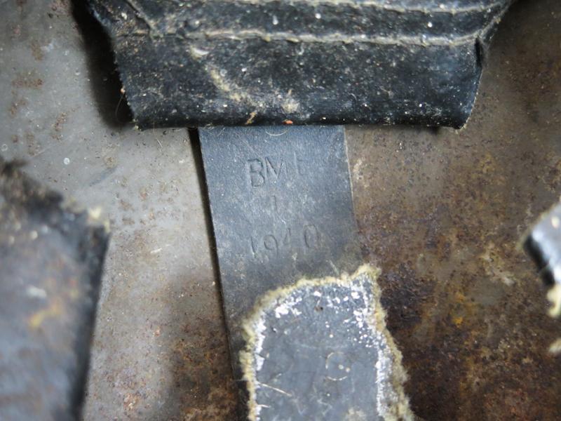 WW2 British army MK II steel helmet with net