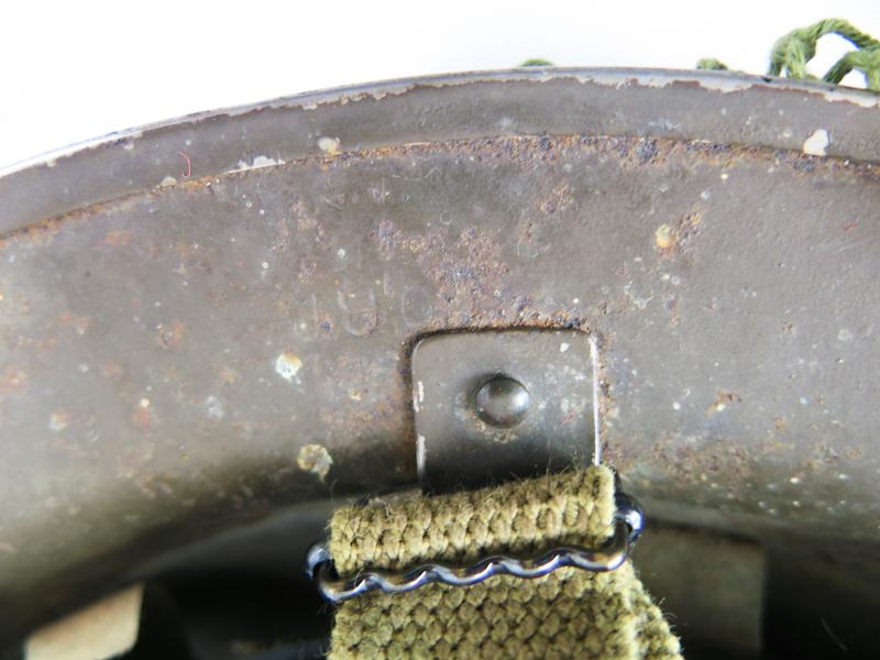 WW2 British army MK II steel helmet with net