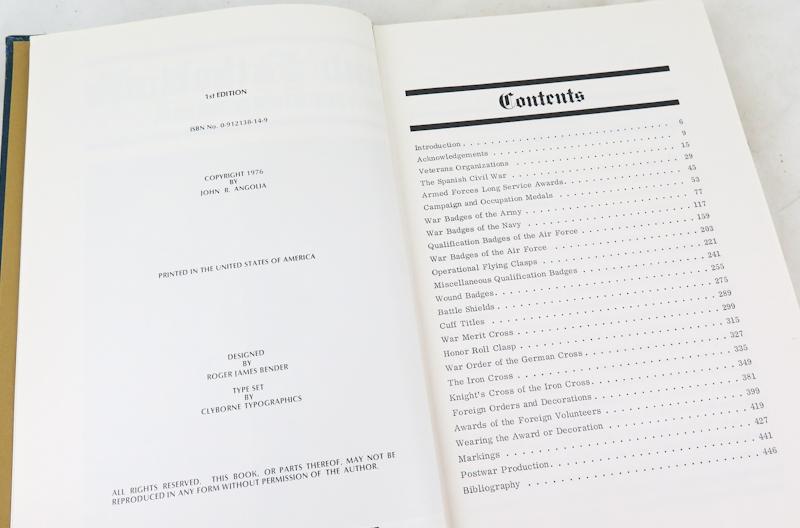 Book - Military awards of Third reich - For fuhrer and fatherland vol.1