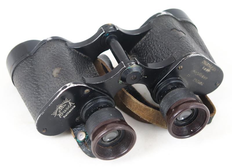 WW2 German Wehrmacht/Waffen-SS 6x30 field binoculars - Busch Rathenow