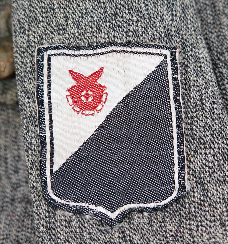 WW2 Finnish army Field artillery 2nd lieutenant M36 summer blouse - 22nd Heavy artillery batallion