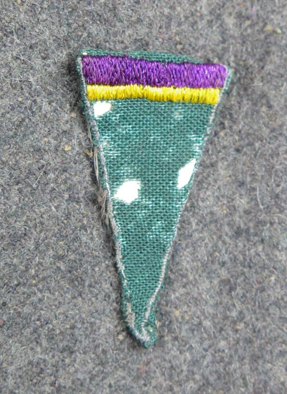 WW2 Finnish army signal staff-sergeant M/36 field jacket - 11.division signal unit patch