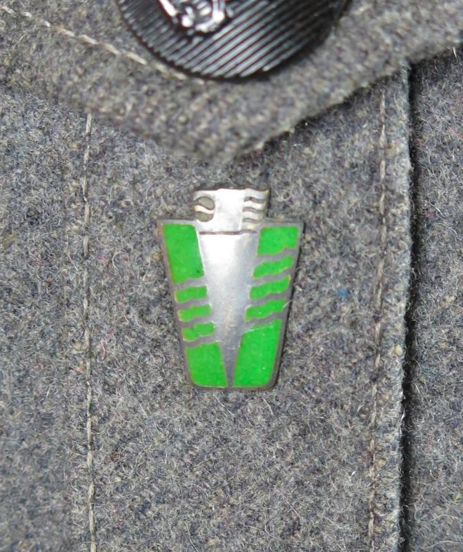 WW2 Finnish army signal staff-sergeant M/36 field jacket - 11.division signal unit patch