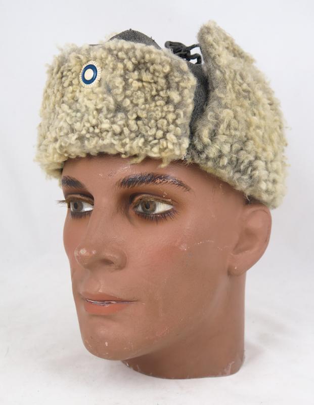 WW2 Finnish army fur cap M/39 - 1944