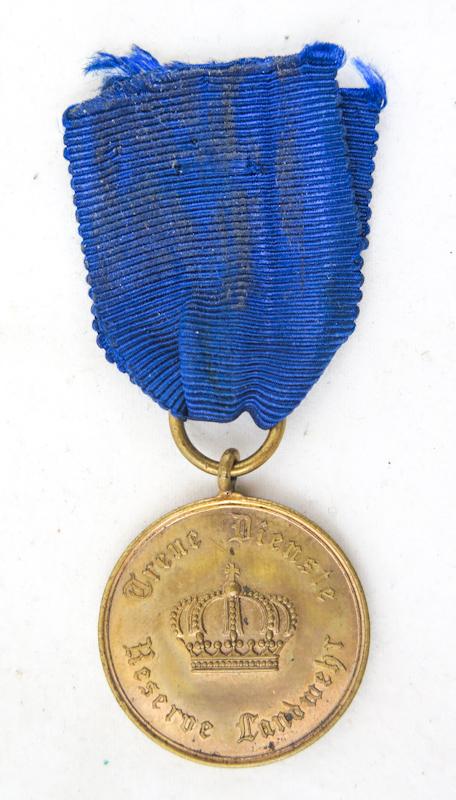 WW1 German Prussian Landwehr service medal 2nd class