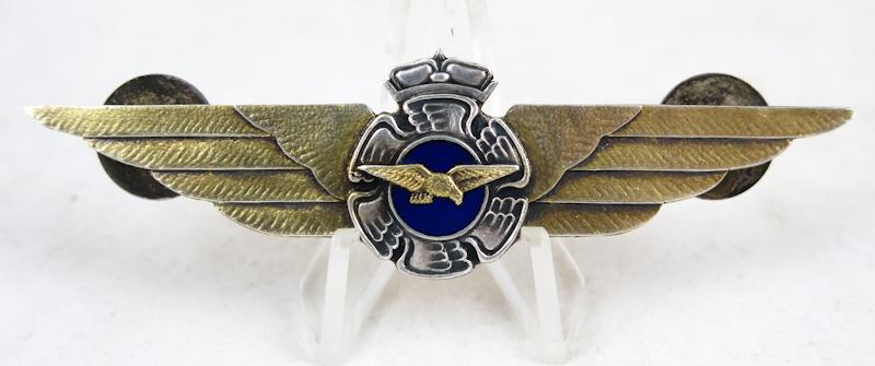 Post-war Finnish armed forces M/45 pilot wings