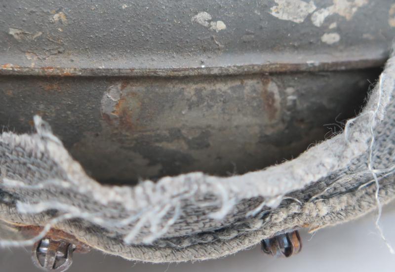 WW1 German M1917 field bottle - Grey cover 1918