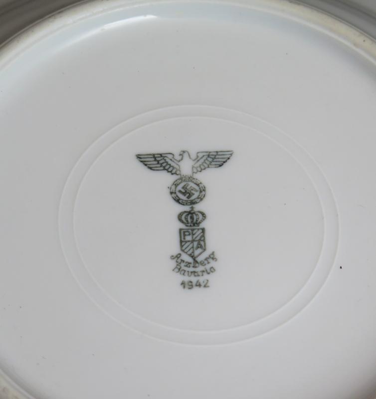 WW2 German Wehrmacht army mess hall soup plate