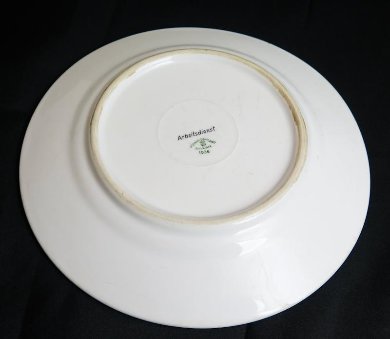 Pre-war German Arbeitsdienst mess hall plate -1936