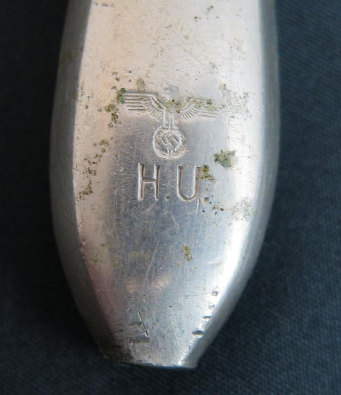 WW2 German Wehrmacht army mess hall knife and spoon