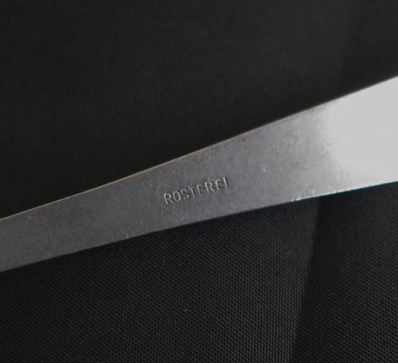 WW2 German Reicharbeitdienst mess hall fork - R.A.D XXVI/38