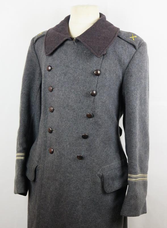 WW2 Finnish army infantry lieutenant M36 great coat