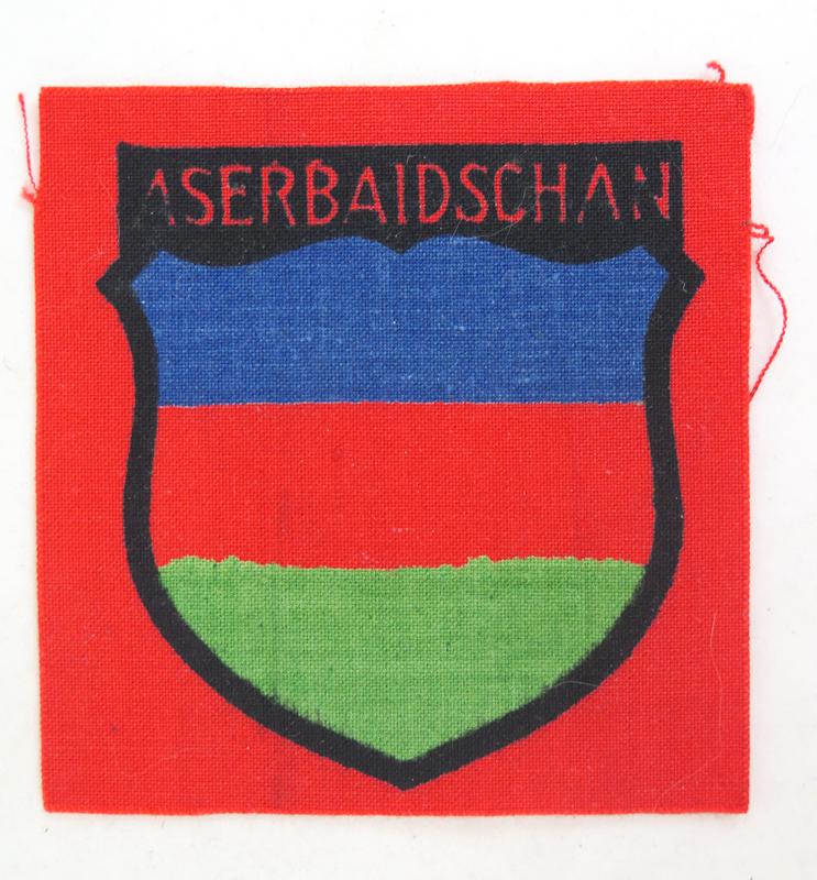 WW2 German Wehrmacht eastern volunteer arm patch - Aserbaidschan