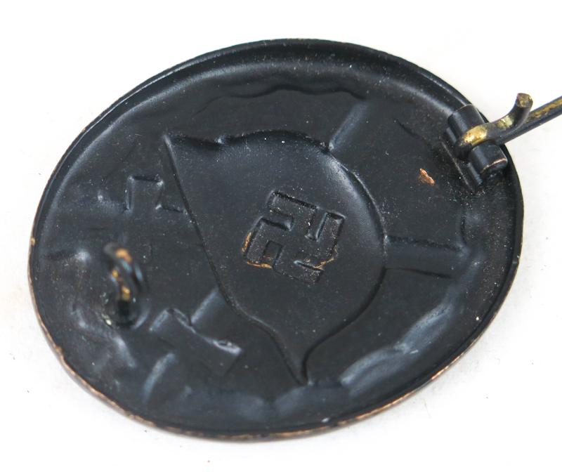 WW2 German Wehmacht/Waffen-SS Wound badge black - Hugo Lang