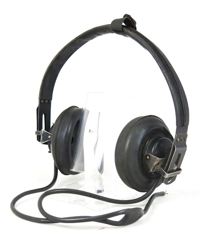 WW2 German Dfh.b head-phones - Panzer