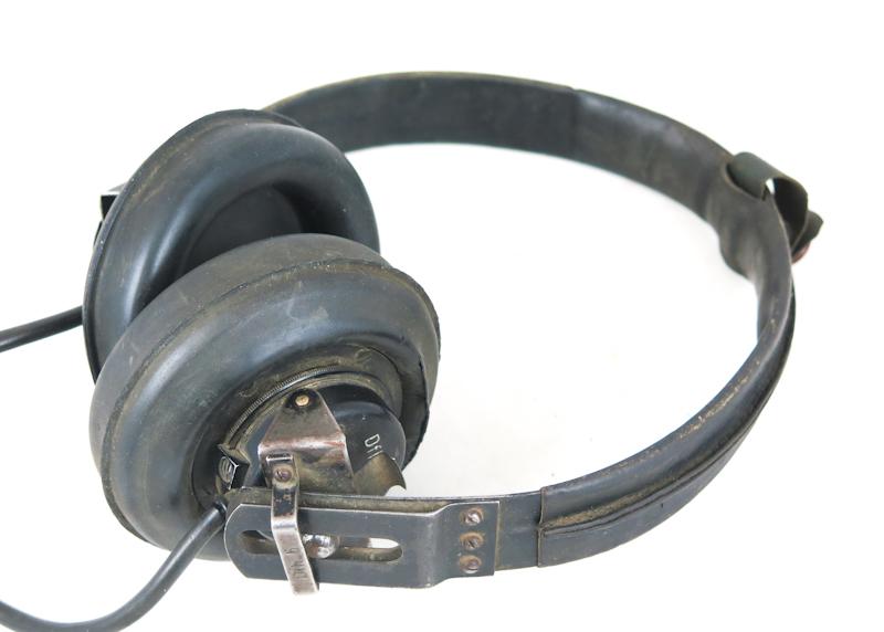 WW2 German Dfh.b head-phones - Panzer