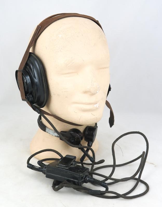 WW2 German Luftwaffe FLAK artillery head set - 1943