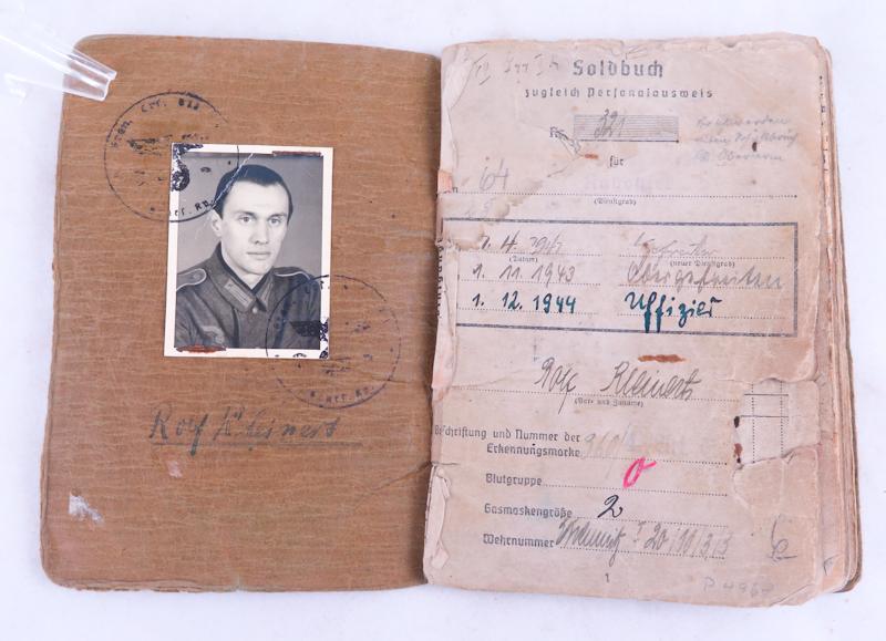 WW2 German army Soldbuch - Grenadier regiment 515