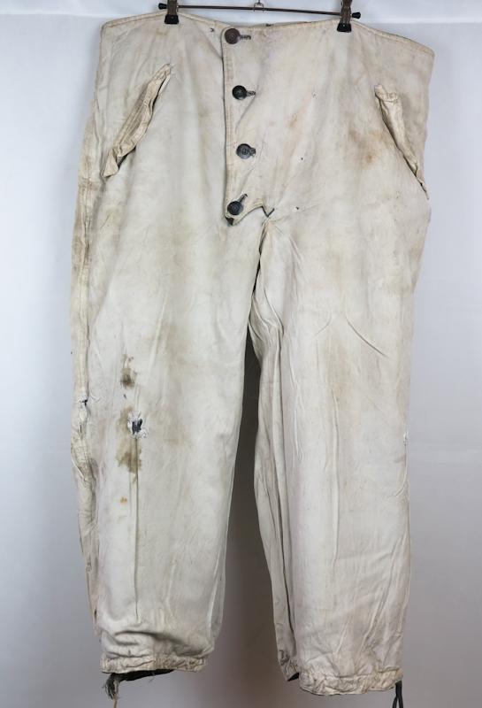 WW2 German Wehrmacht Splittertarn reversible winter trousers - 1st pattern