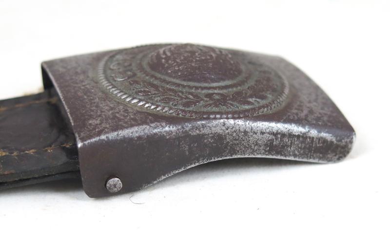 WW1 German Prussian M1915 NCO/EM steel belt buckle