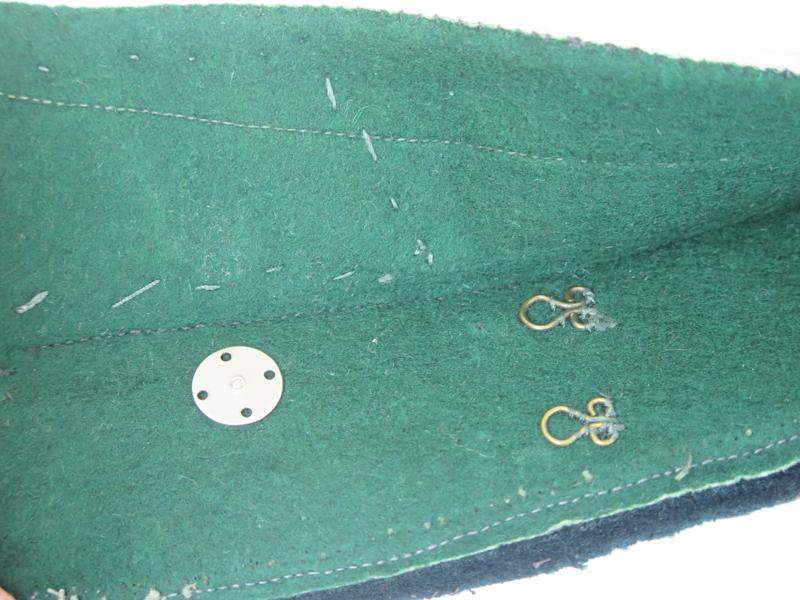 WW2 German army infantry officers Waffenrock collar
