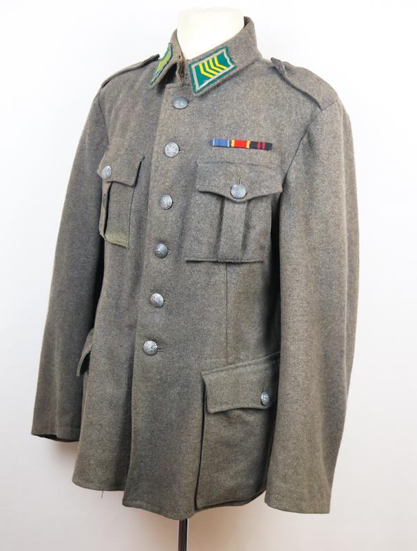 WW2 Finnish army M36 field jacket infantry staff-sergeant - 1944